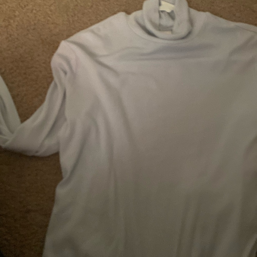 H and m women’s blue turtle neck body suit